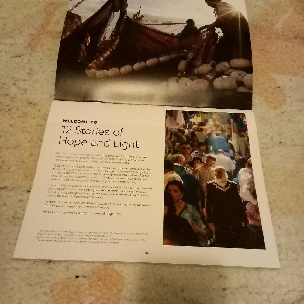 International Mission Board 2026 Calendar 12 Stories of Hope and Light